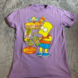 Nickelodeon Purple Bart Simpson Tee